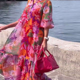Tasia | Graceful Vibrant Dress