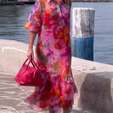 Tasia | Graceful Vibrant Dress