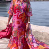 Tasia | Graceful Vibrant Dress