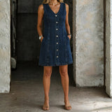 Leena - Casual Denim Dress