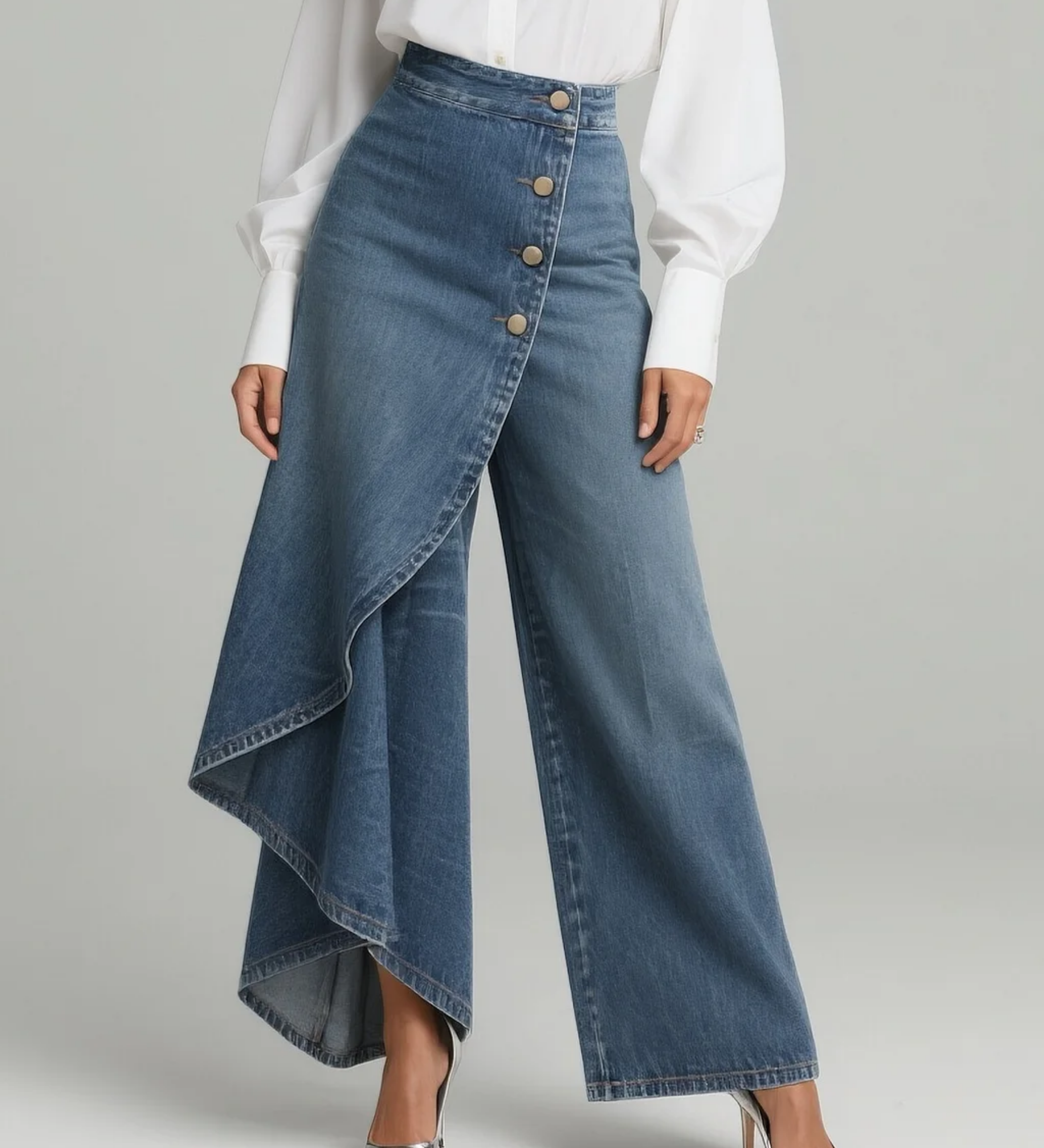 Suvi - Wrap Style Jeans