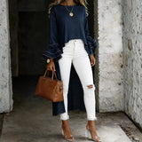 Peppi - Casual Denim Blouse