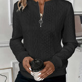 Amy | Zippered Knit Sweater