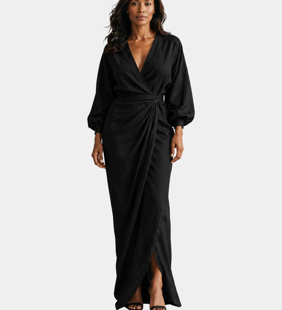Sidonie | Minimalist Maxi Dress in Pink