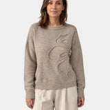 Alma | Knitted Floral Sweater