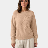 Alma | Knitted Floral Sweater