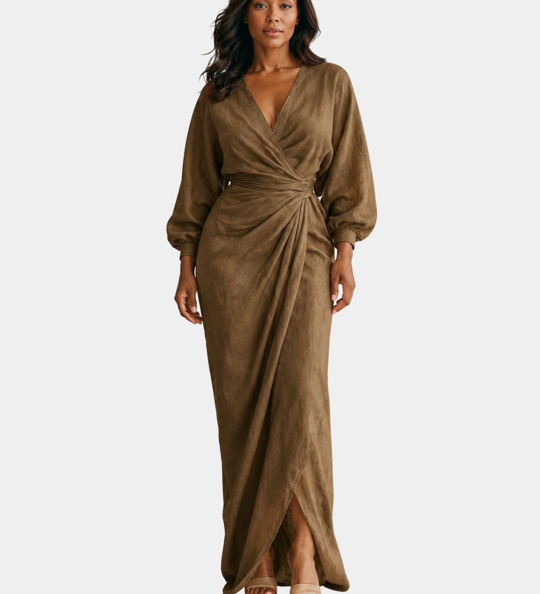 Sidonie | Minimalist Maxi Dress in Pink
