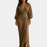 Sidonie | Minimalist Maxi Dress in Pink