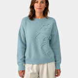 Alma | Knitted Floral Sweater