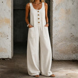 Hanna - Vintage-Style Denim Jumpsuit