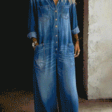 Tarja - Relaxed Denim Jumpsuit