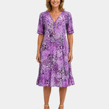 Adèle | Dress with V-neckline