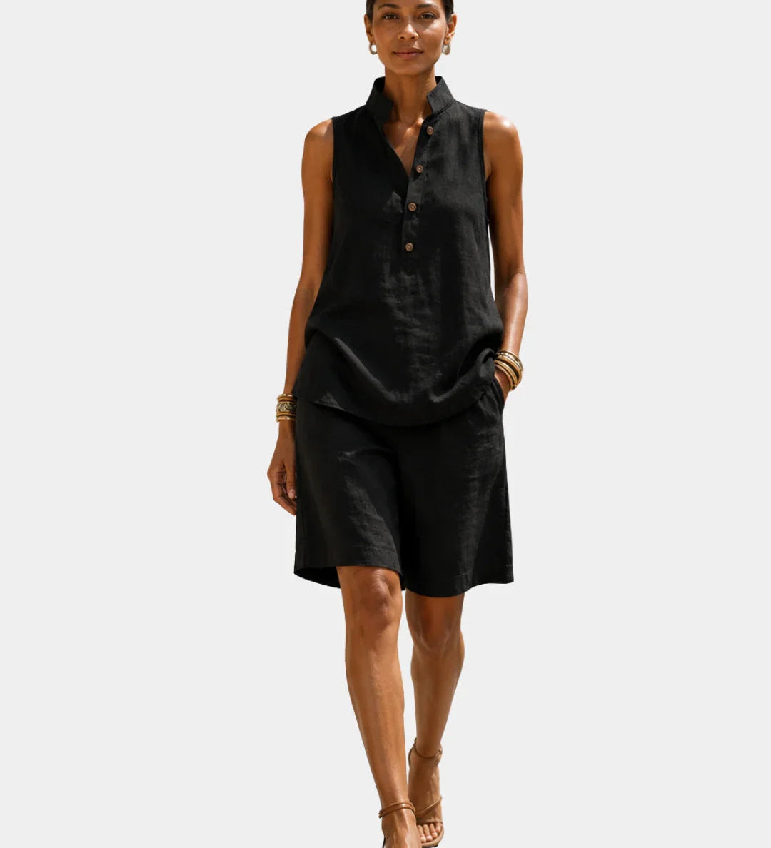 Mélior | Summer Sleeveless Set with Shorts