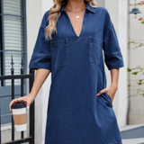 Marja - Casual Denim Dress