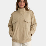Juléane | Elegant bomber jacket with high collar