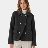 Mélisya | Elegant Coat with Collar
