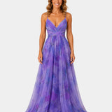 Giselle | Long Floral Print Dress