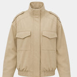 Juléane | Elegant bomber jacket with high collar