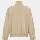 Juléane | Elegant bomber jacket with high collar
