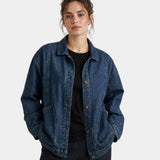 Solianne | Oversized Long Denim Jacket for Women