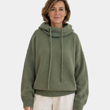 Marie | Cozy Pullover with High Collar and Hood