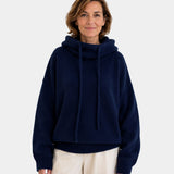 Marie | Cozy Pullover with High Collar and Hood