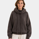 Marie | Cozy Pullover with High Collar and Hood