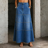 Sofia - Midi Denim Skirt