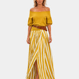 Étiennette | Mediterranean style blouse and skirt set