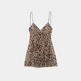 Noémie | Sleeveless Feline Dress