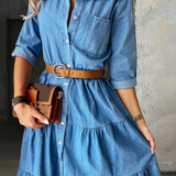 Aada - Casual and Stylish Denim Dress