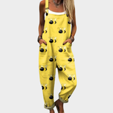 Printed Jumpsuit Pants