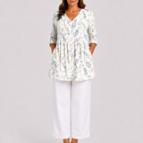 Brielle | Long Blouse with a Striking Pattern