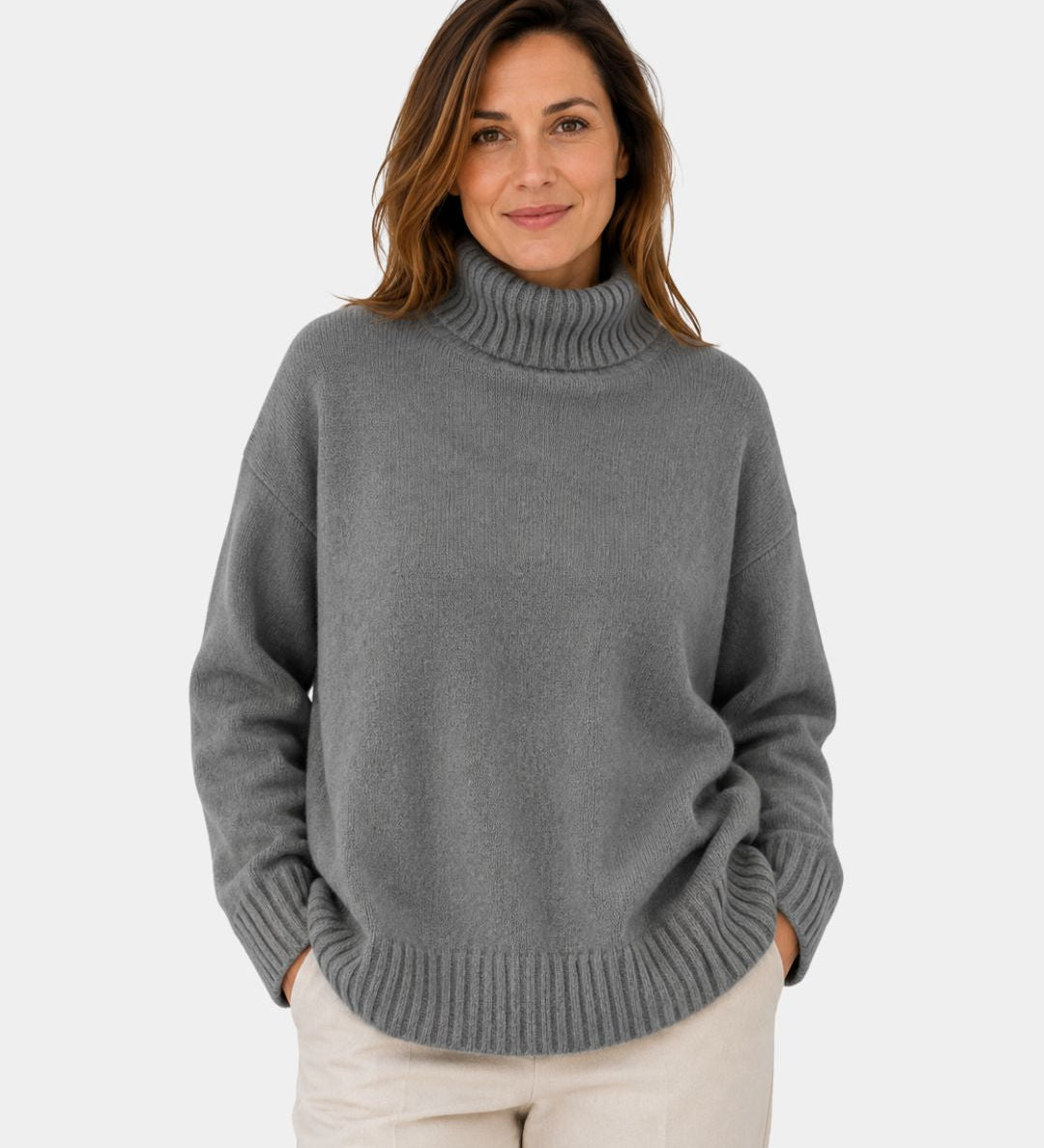 Irena | Soft Pullover with Roll Neck
