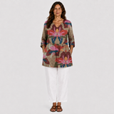 Alina | Long Blouse with a Striking Pattern
