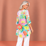 Valerie | Long Blouse with V-Neck