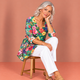 Angel | Long Blouse with V-Neck