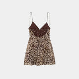 Noémie | Sleeveless Feline Dress