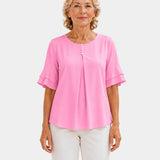 Hadelinde | Elegant Button Blouse