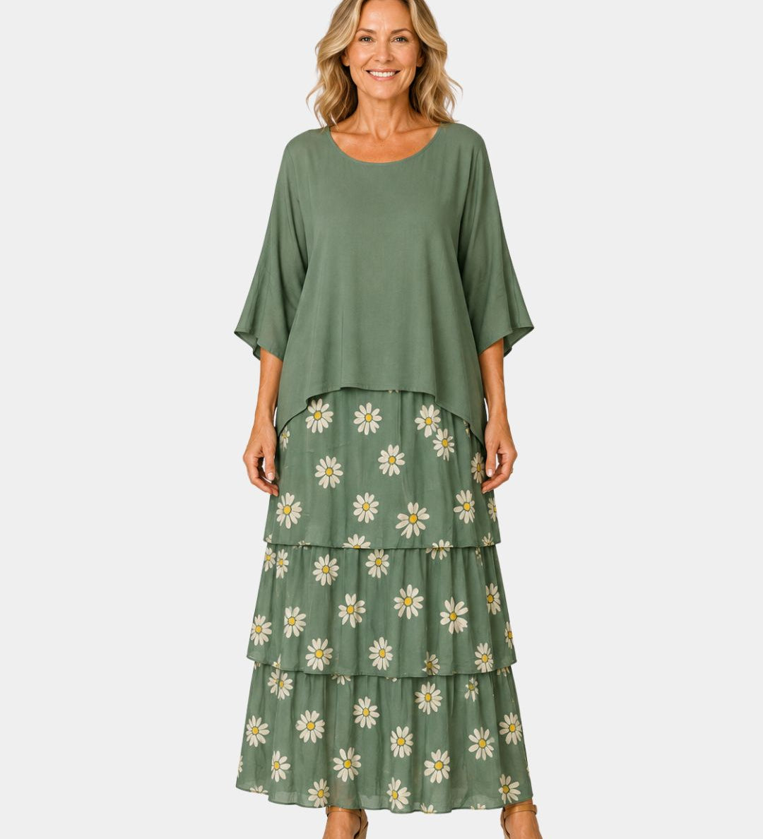 Agnès | Elegant Fluid Maxi Dress