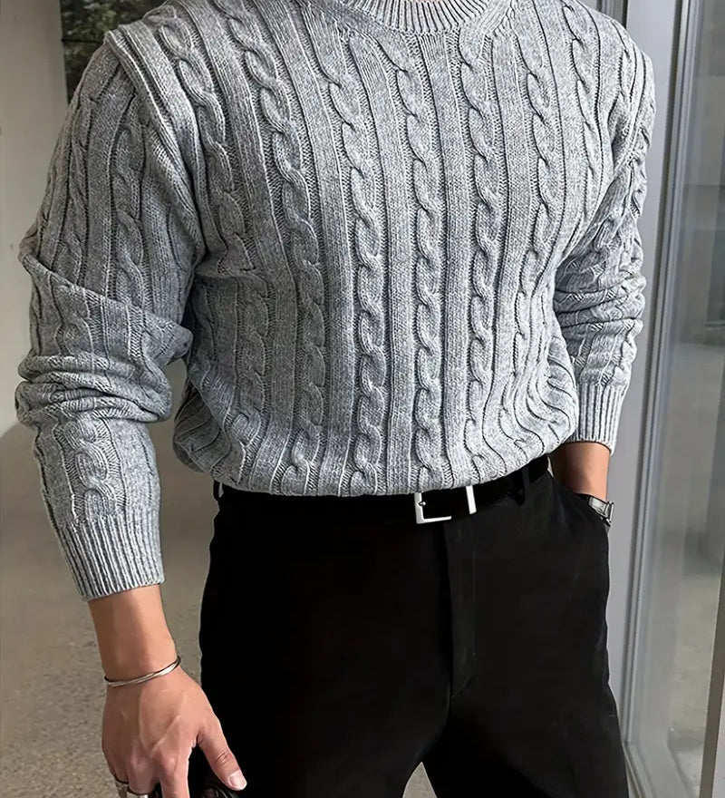 Mergim – Knit Sweater with Long Sleeves for Rent