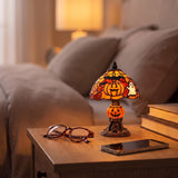 TIFFANY HAUNTED PUMPKIN LAMP