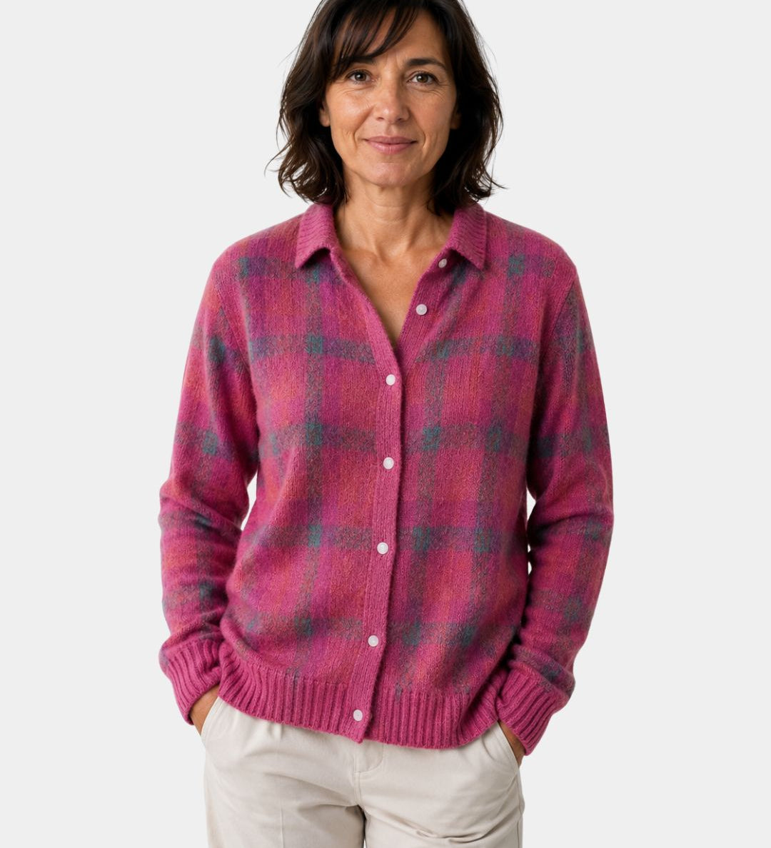 Camille | Comfortable Wool Cardigan