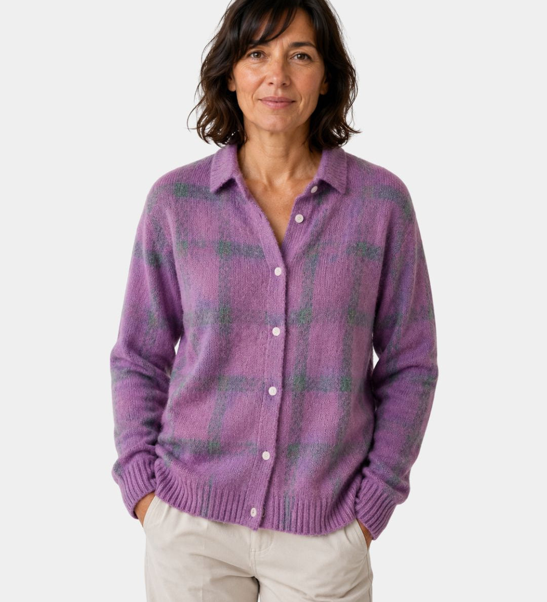 Camille | Comfortable Wool Cardigan