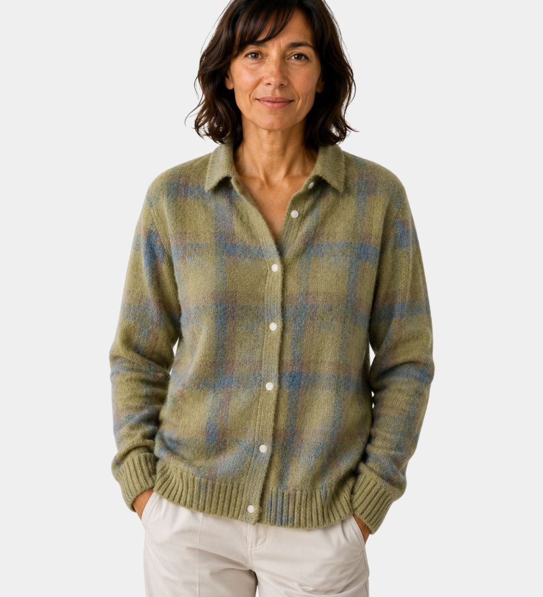 Camille | Comfortable Wool Cardigan