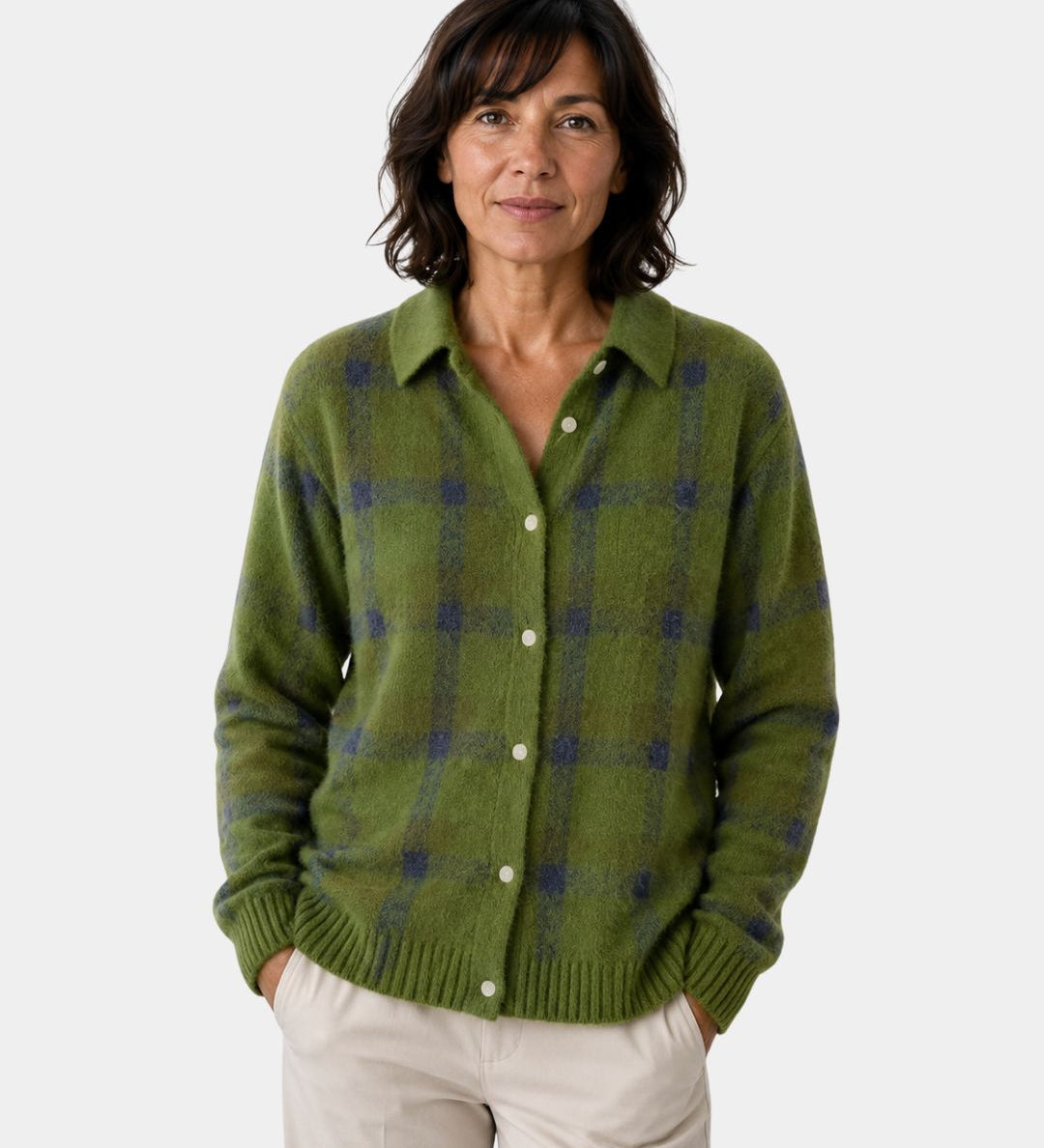 Camille | Comfortable Wool Cardigan