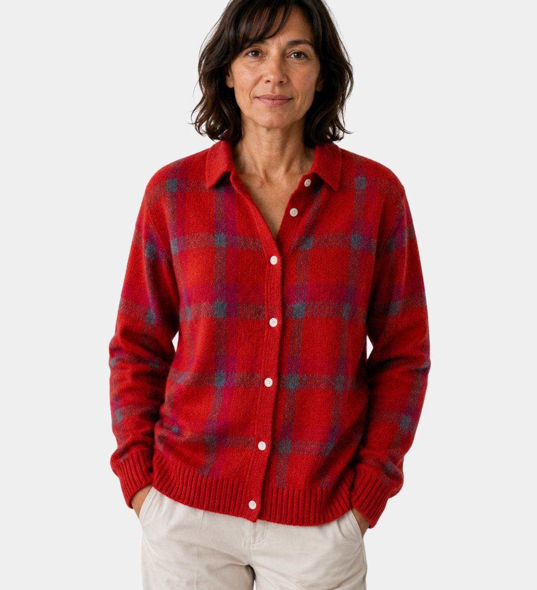 Camille | Comfortable Wool Cardigan