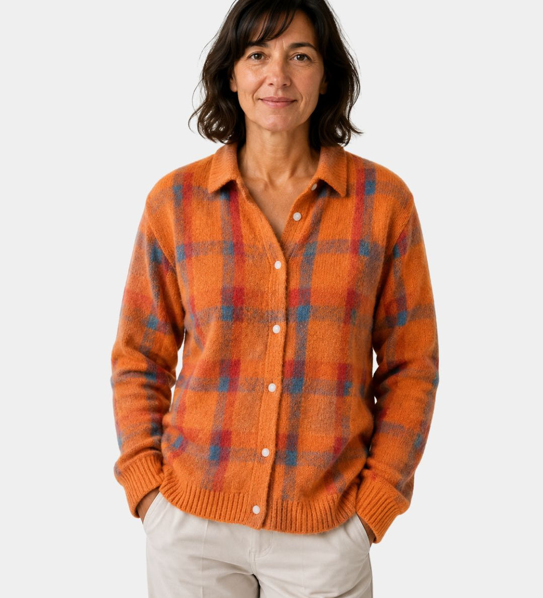 Camille | Comfortable Wool Cardigan