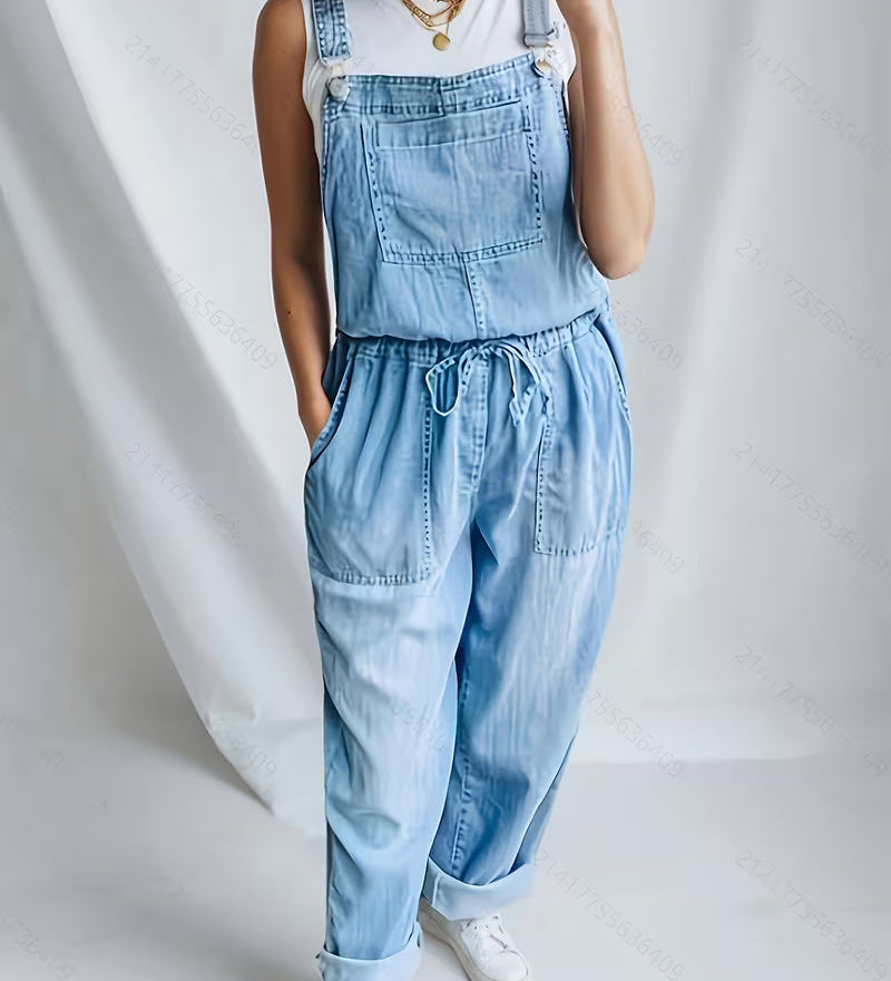 Anni - Relaxed Denim Jumpsuit