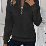 Amy | Zippered Knit Sweater